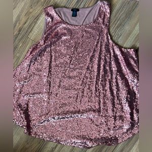 sequined top RUE+ 2x